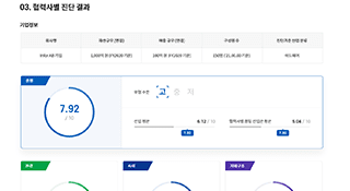 개별 업체별 진단 결과 이미지